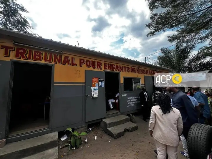 Le Tribunal de paix de N'djili, dans l'est de Kinshasa.