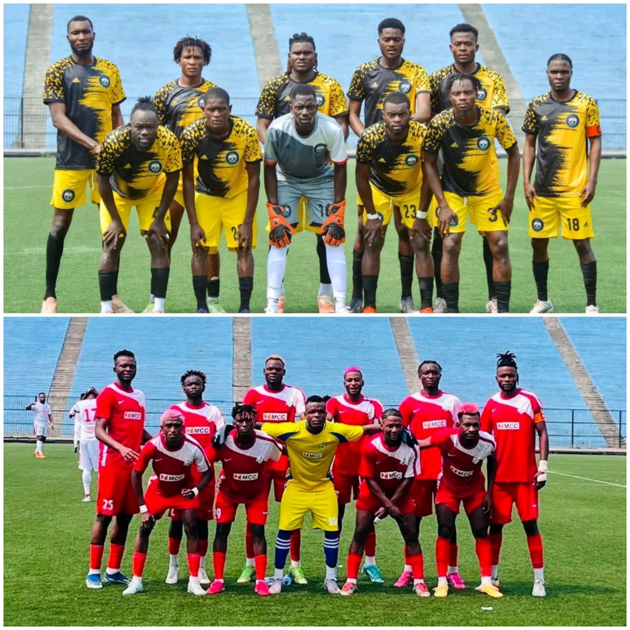 Les deux équipes qui vont s'affronter en finale de la Coupe du Congo, dimanche 19 juillet 2026, à Kinshasa.