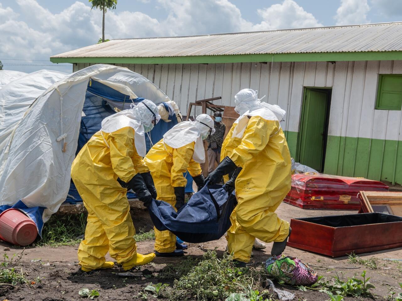 Photo d'illustration. des agents de la riposte contre l'épidémie d'Ebola.