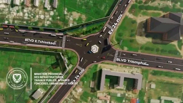 Kinshasa : Félix Tshisekedi lance les travaux de construction du boulevard Étienne Tshisekedi