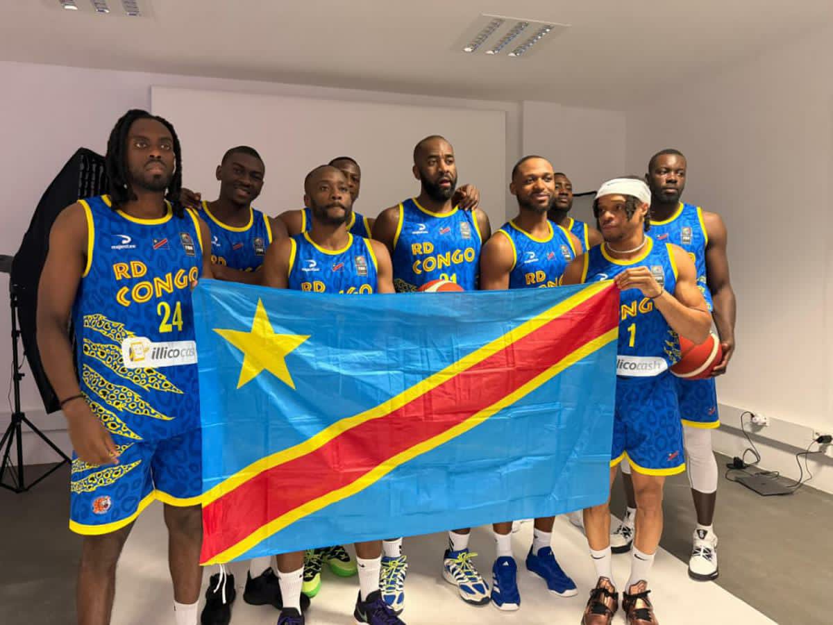Les Léopards basketball messieurs de la République démocratique du Congo  RDC.