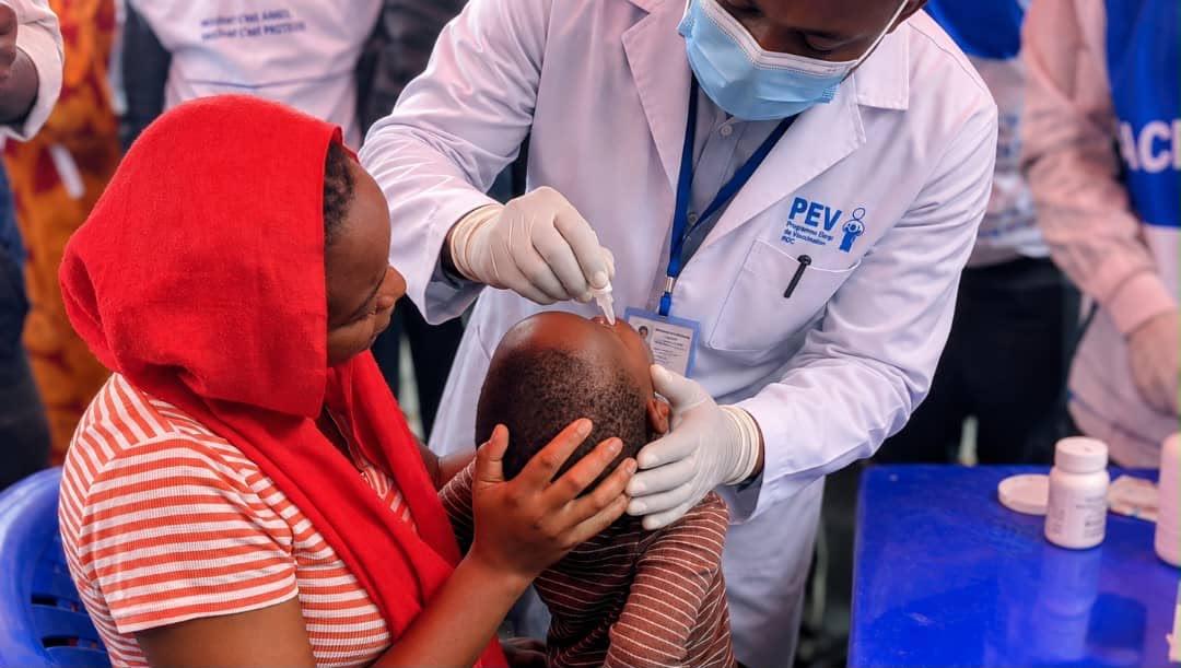 Nord-Kivu : près de 3 millions d’enfants attendus à la vaccination contre la poliomyélite, la rougeole et la rubéole