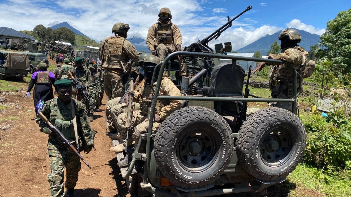 Photo d'illustration, d'un Convoi militaire des rebelles de l'AFC-M23.