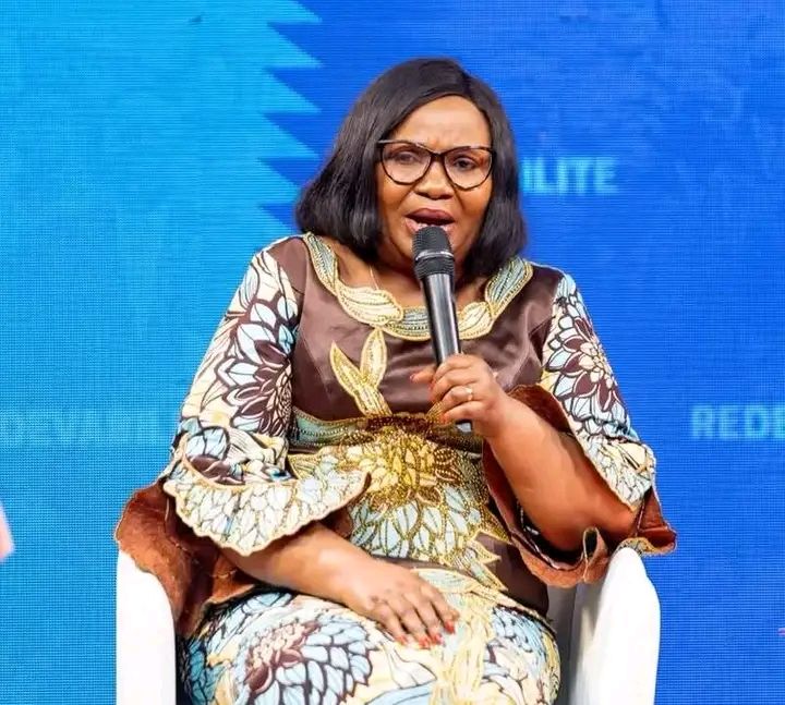 Marie Nyange Ndambo, ministre d'État, de l'environnement.