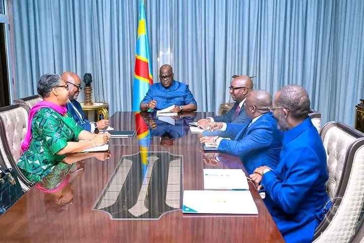 Félix Tshisekedi, président de la RDC, lors de la réunion interministérielle, tenue lundi 14 septembre 2026, à Kinshasa.