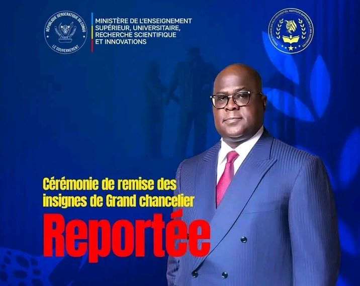 RDC : la cérémonie d’investiture de Félix Tshisekedi comme Grand Chancelier des universités reportée
