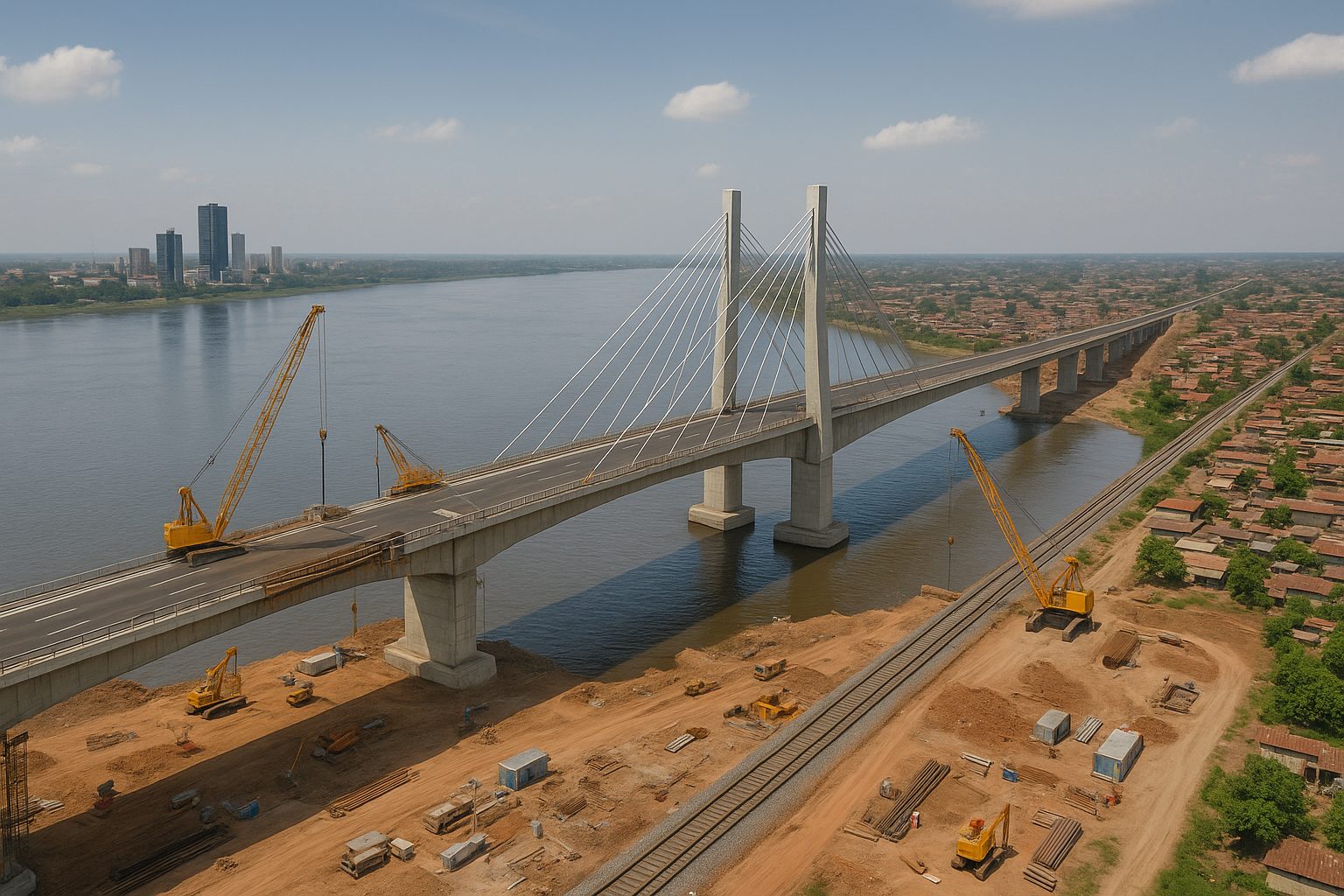 Kinshasa-Brazzaville : le lancement des travaux du projet pont route-rail fixé en juin 2027