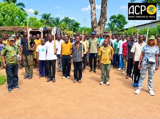 Kwilu : 72 jeunes de Gungu recrutés pour une formation militaire au sein des FARDC