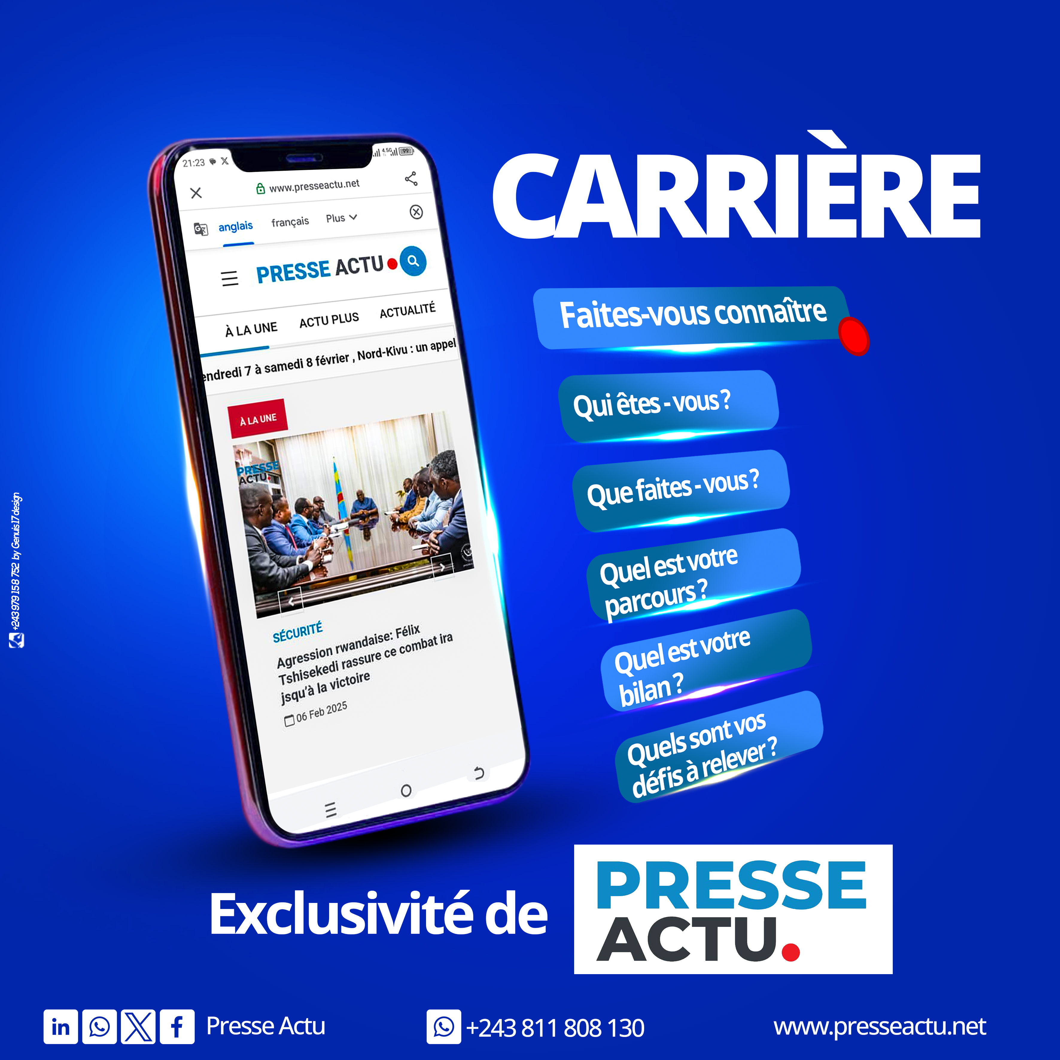 Publicité presse Actu 